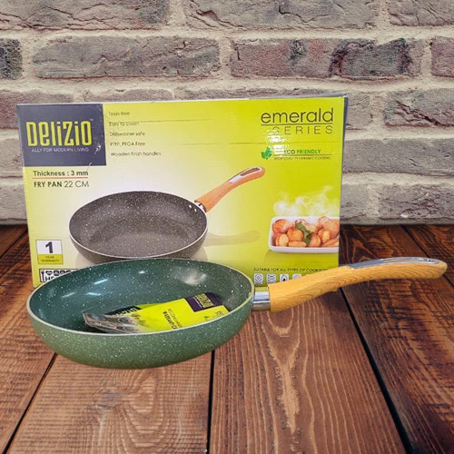 AM3909 Delizio Green Granite Coating Fry Pan 22Cm