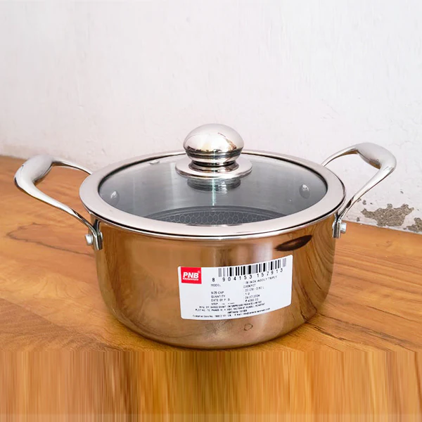 AM3914 PNB Kitchenmate Triply Cookpot with Glass Lid 20Cm - Image 7