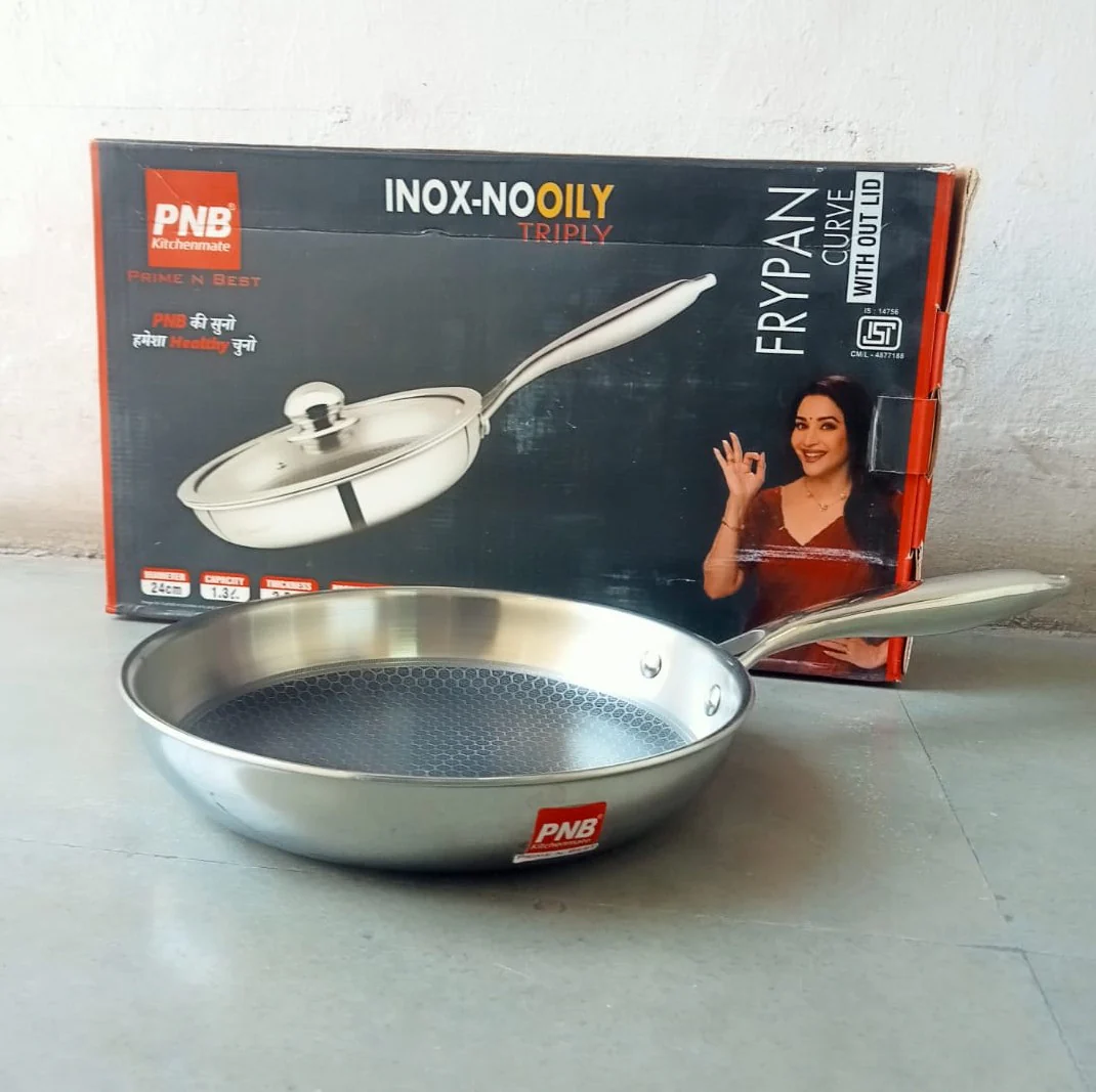 AM3916 PNB Kitchenmate Triply Curve Frypan 24Cm - Image 6