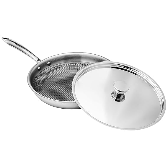 AM3917 PNB TRIPLY WOK WITH GLASS LID 28CM - Image 3