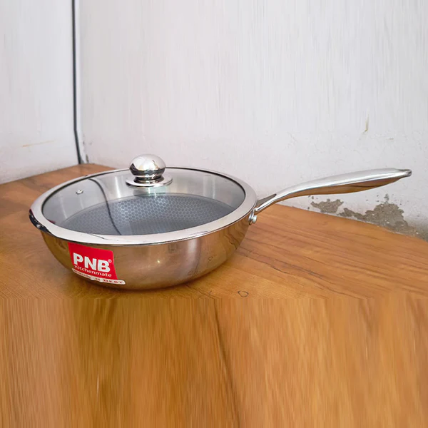 AM3917 PNB TRIPLY WOK WITH GLASS LID 28CM - Image 8
