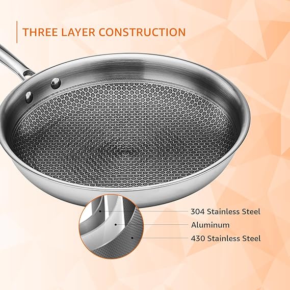AM3921 PNB Kitchenmate Triply Straight Frypan 20CM - Image 4