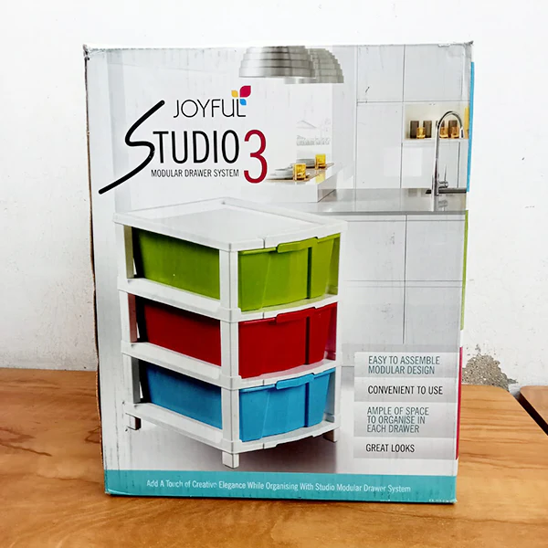 AM3938 Joyful Studio 3 Layer Modular Drawer - Image 3