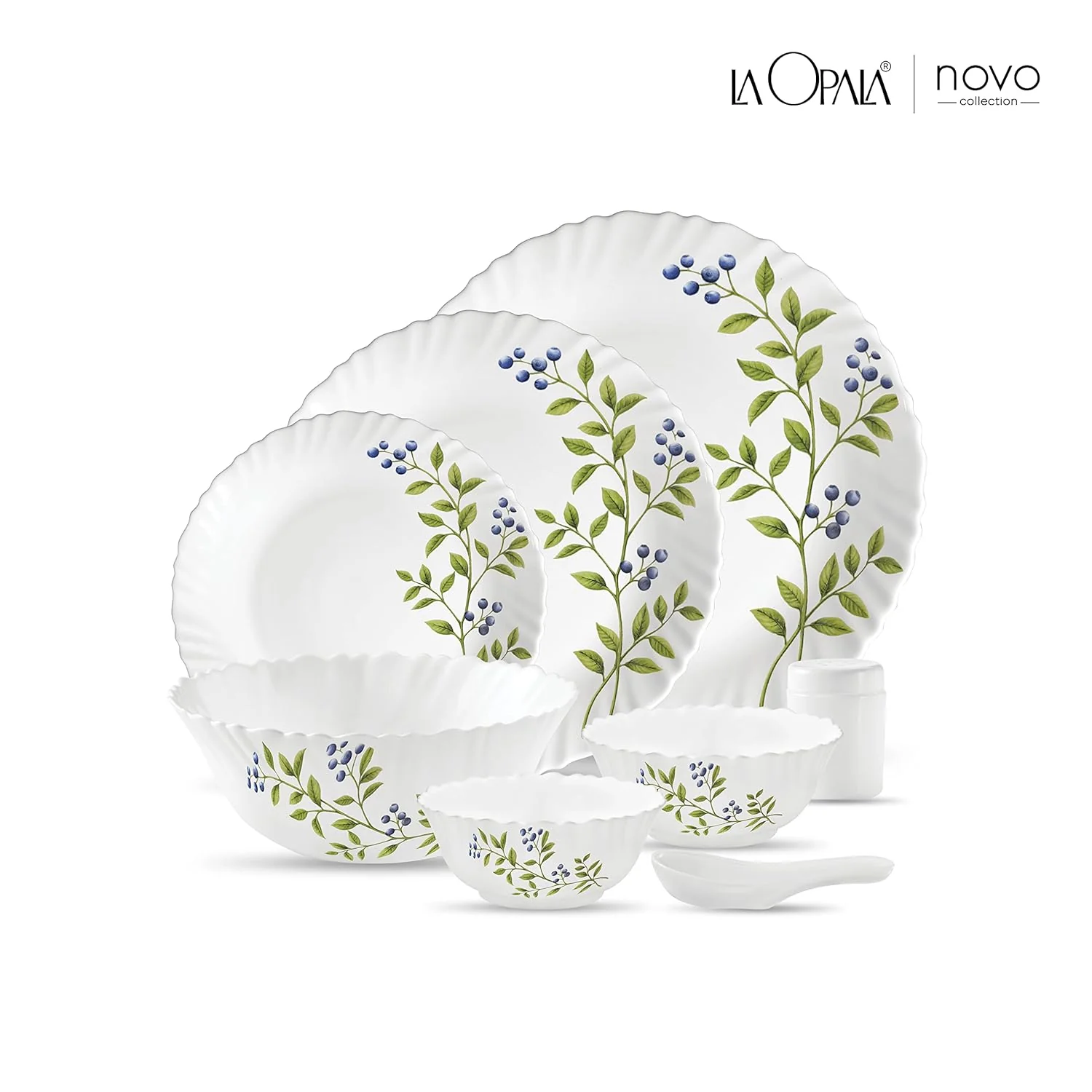 AM3964 La Opala, Novo Collection, Opal Glass Dinner Set 35 pcs - Image 3