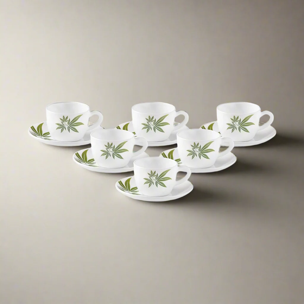 AM3965 La Opala Melody Cup & Saucer Set 6pcs 145ml