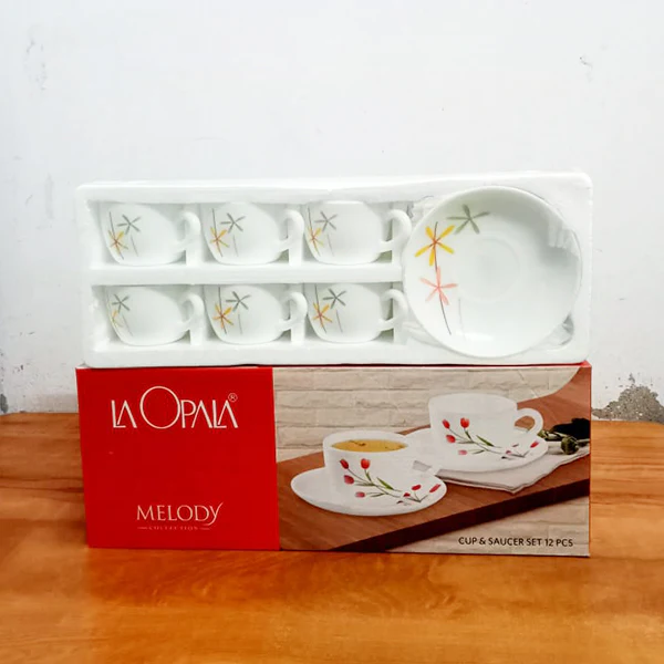 AM3965 La Opala Melody Cup & Saucer Set 6pcs 145ml - Image 5