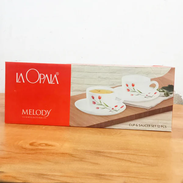 AM3965 La Opala Melody Cup & Saucer Set 6pcs 145ml - Image 6