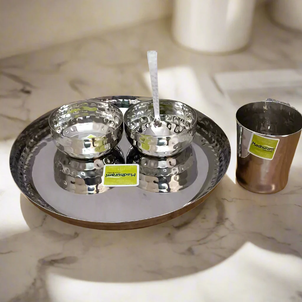 AM3967 Madhuram Little Foodie Set Stainless Steel 5 pcs - Image 4