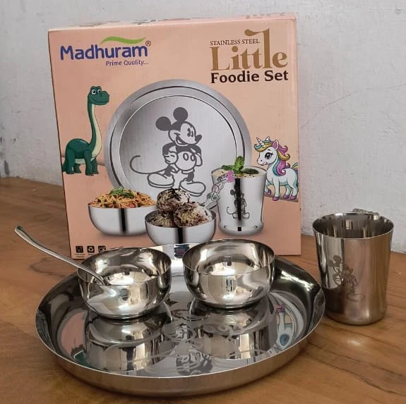 AM3967 Madhuram Little Foodie Set Stainless Steel 5 pcs - Image 7