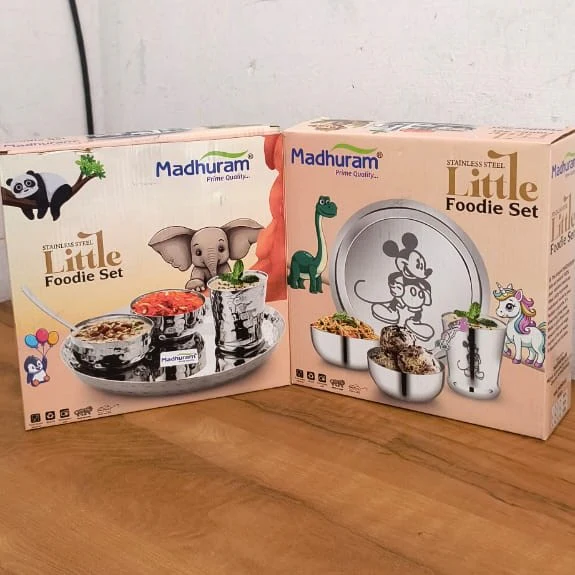 AM3967 Madhuram Little Foodie Set Stainless Steel 5 pcs - Image 8