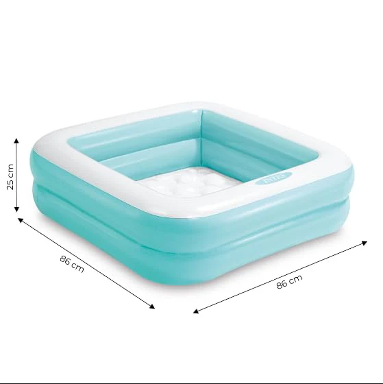 AM3972 Intex Wet Set Collection Rectangular Pool, Multi Color (86cm x 86cm x 25cm) - Image 2