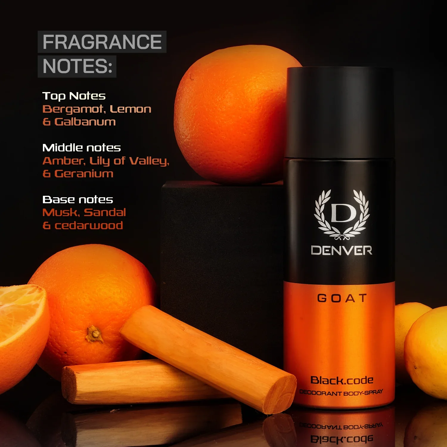 AM2545 Denver Sporting Club Goat Black.Code Deo - 150ML - Image 3