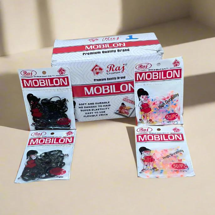 AM5001 Mobilon-Nylon Premium Quality Rubber Band (Multicolor) - Image 2