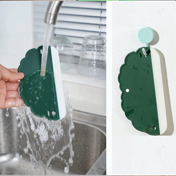 AM5009 2 Pcs Small Squeegees, Silicone Wiper, Small Squeegee for Glass Doors, Mirror Wiper and Kitchen Countertop Sink, Home, Window Cleaning, Bathroom Shower, Car, Floor, Etc