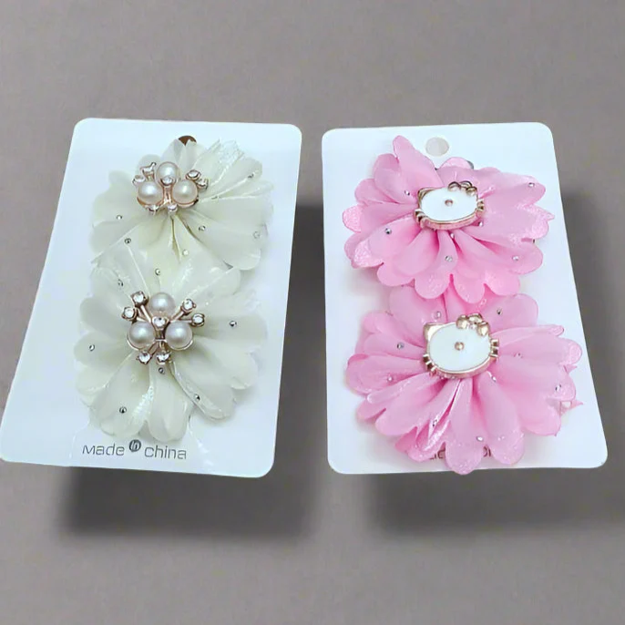 AM5013 Mix & Cute Hair Bows Hair Clips for Toddler Girls 1pc - Image 3
