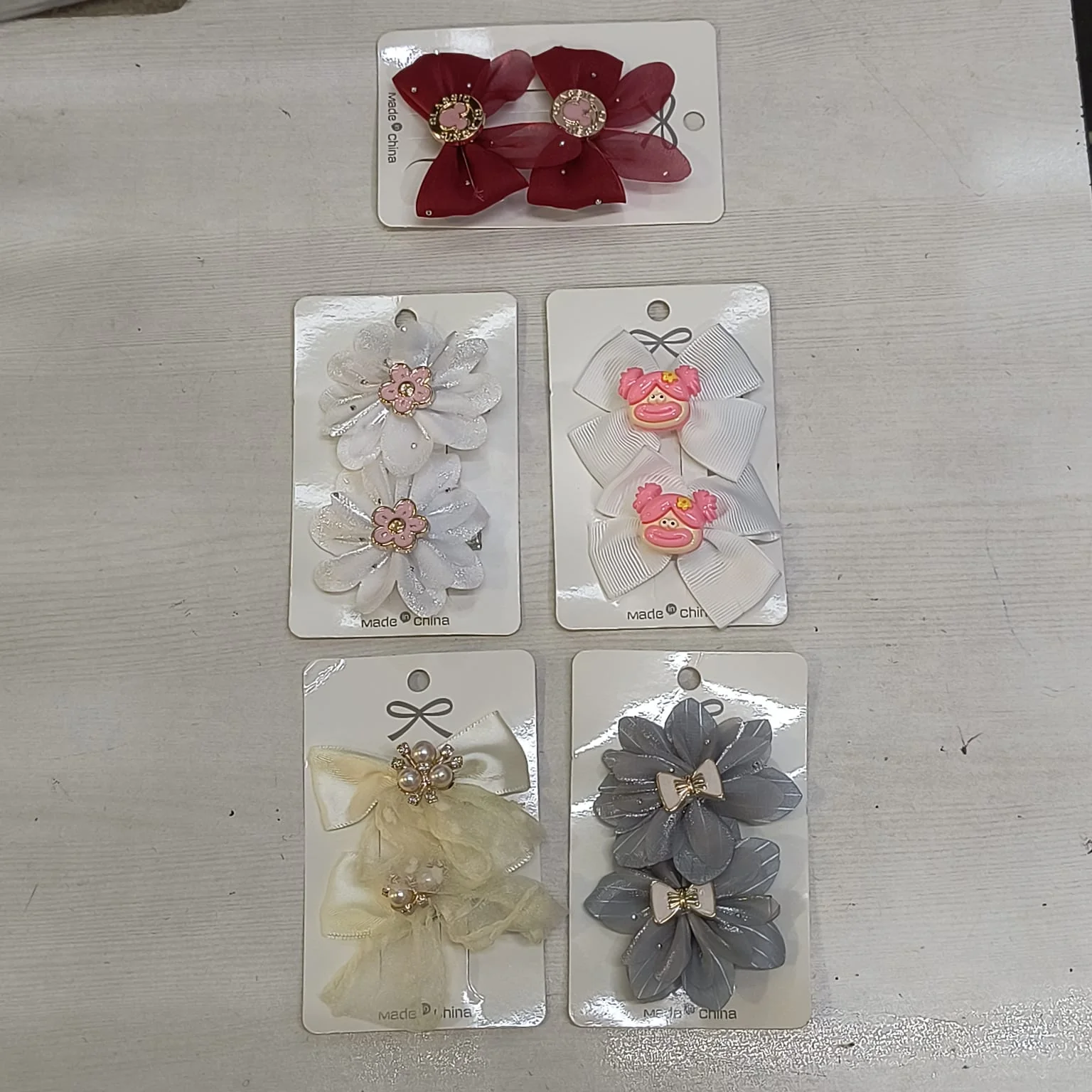 AM5013 Mix & Cute Hair Bows Hair Clips for Toddler Girls 1pc - Image 8