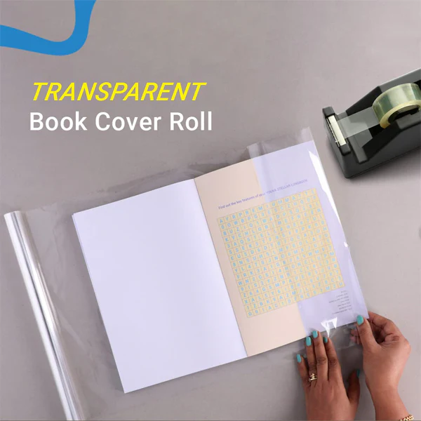 AM5020 Cosmic Thick Transparent Book Cover (14'' 7m) - Image 2
