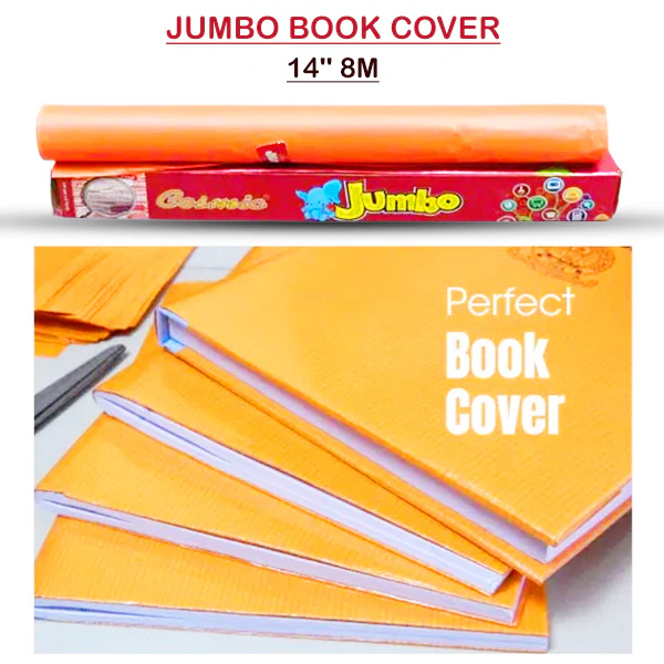 AM5022 Cosmic Jumbo Orange Cover Sheets For Notebooks (14'' 8m)