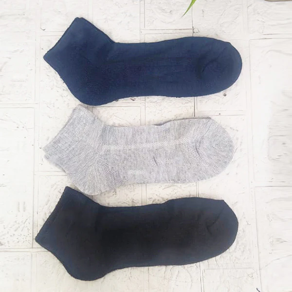 AM5027 Men's Cotton Ankle Socks (Pack of 3) - Image 7