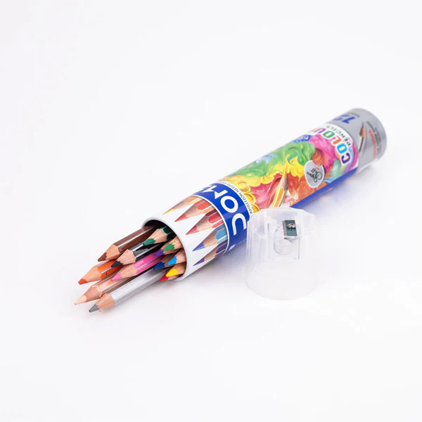 AM5033 DOMS Colour Pencils Round Tin Set of 13 - Image 3