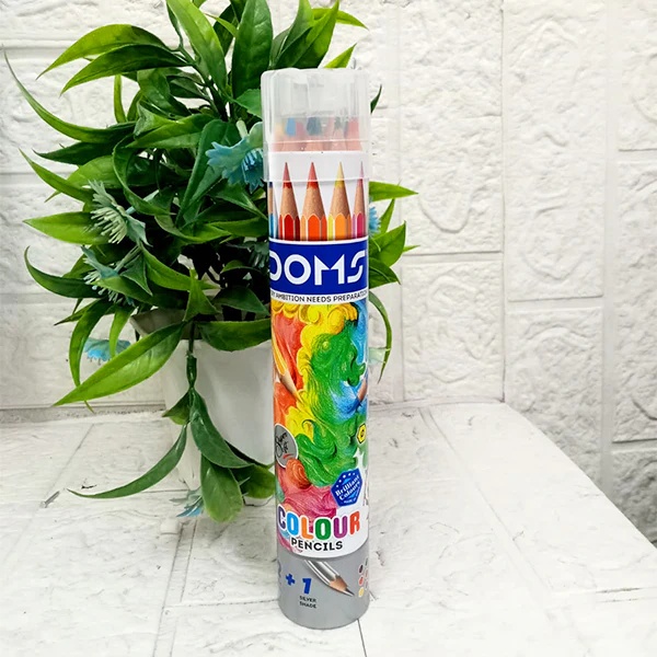 AM5033 DOMS Colour Pencils Round Tin Set of 13 - Image 5
