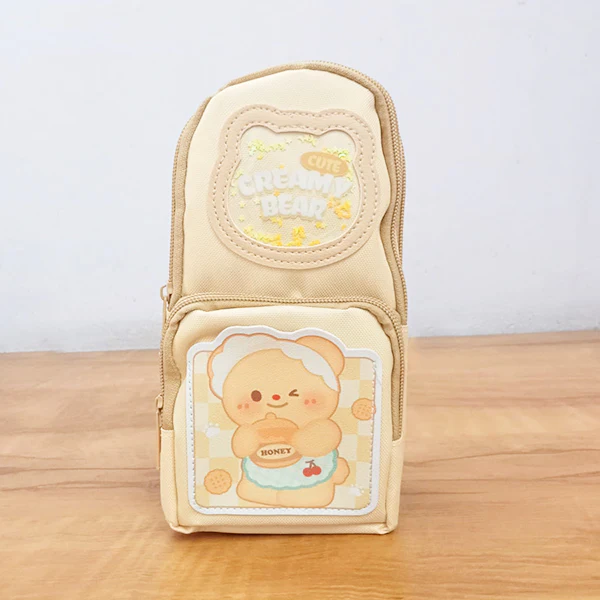AM5063 Stylish Pencil Case 6 Layer with 3 Compartment Large Capacity Pen Pencil Pouch Multifunctional Pouch for School Kids Cute Stationary Gift for Child (Mulitilocor) - Image 4
