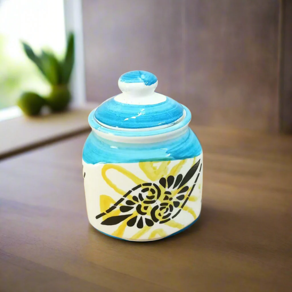 AM5086 Ceramic Pickle Jar With Lid - Image 3