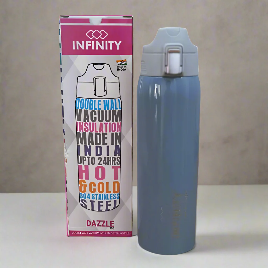 AM5096 Infinity Dazzle 750 Double Wall Vacuum Insulated Steel Bottle - Image 3