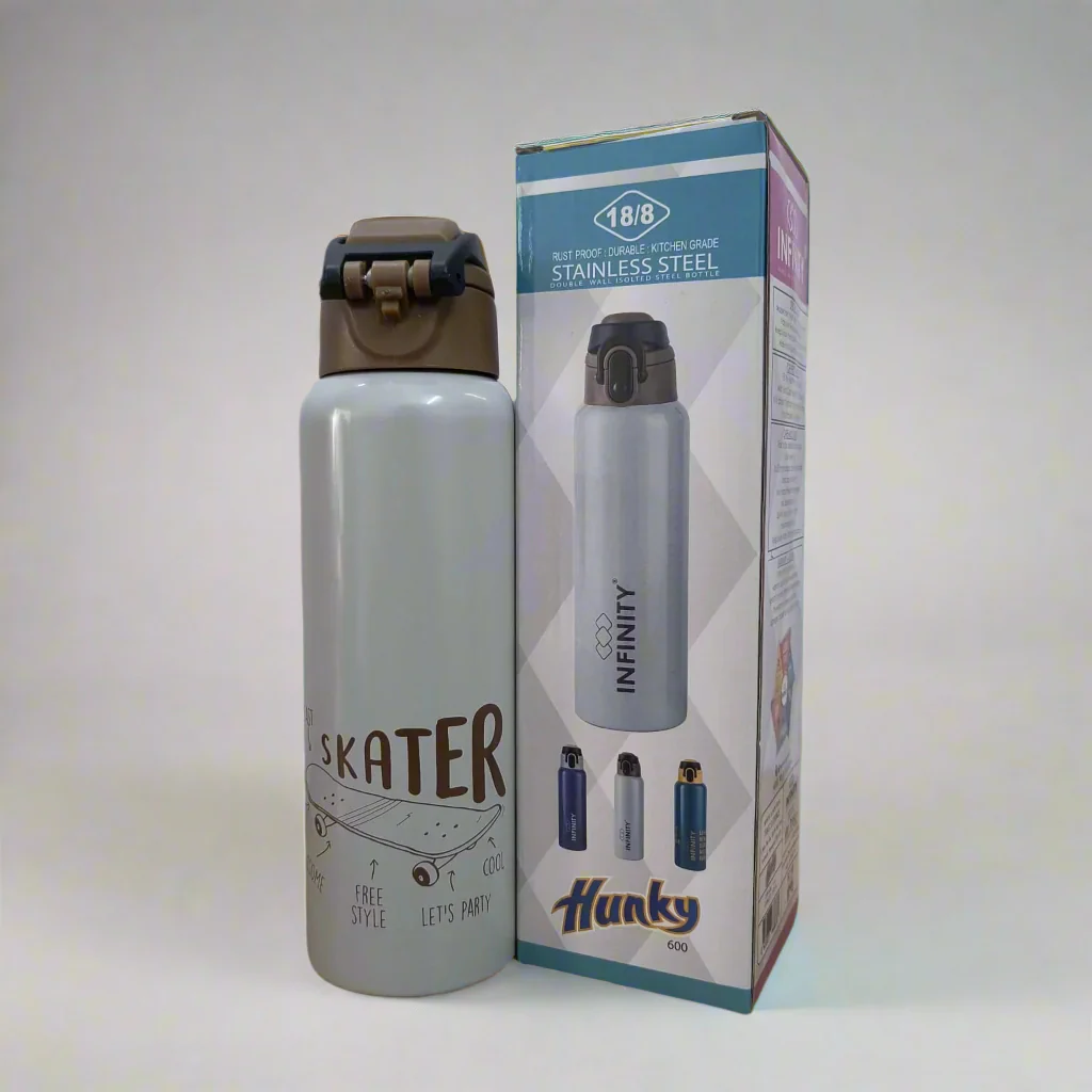 AM5099 Infinity Hunky 600 Double Wall Insulated Steel Bottle 600ml - Image 3