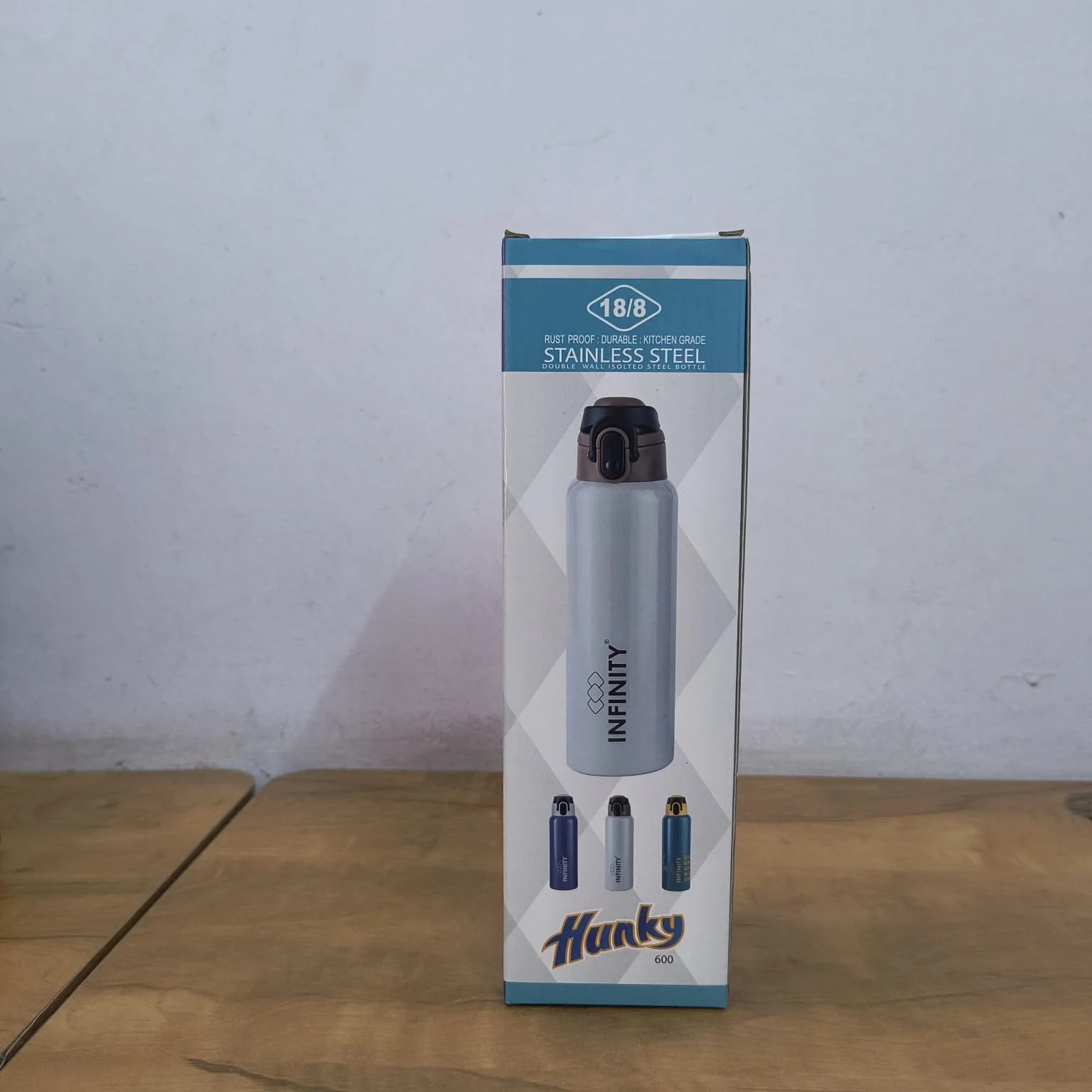 AM5099 Infinity Hunky 600 Double Wall Insulated Steel Bottle 600ml - Image 4
