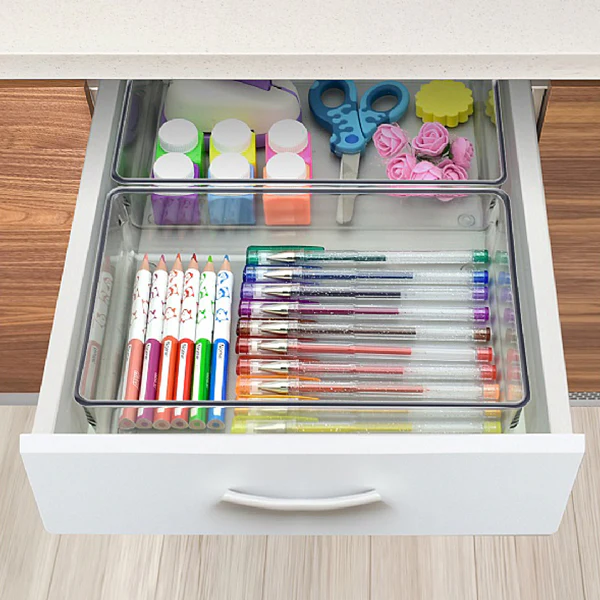 AM5143 Jaipet Alexa-08 Multipurpose Drawer Organiser (transparent) - Set of 1 - Image 4