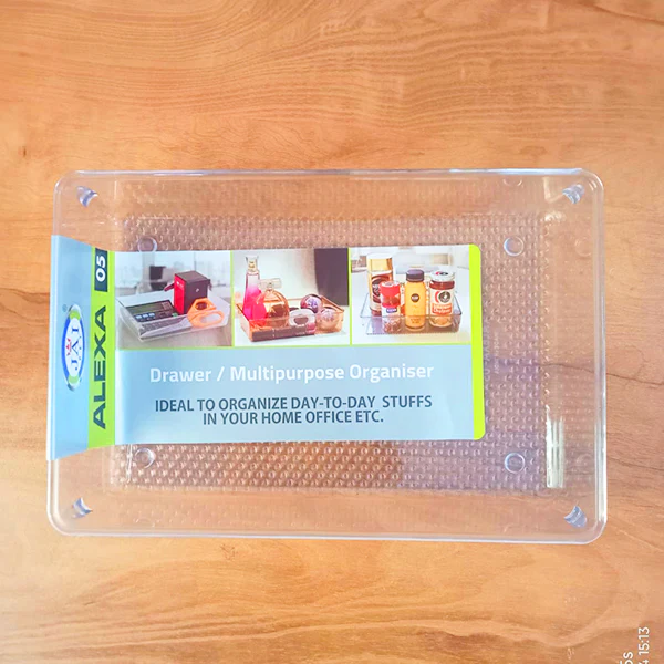 AM5146 Jaipet Alexa-05 Multipurpose Drawer Organiser (transparent) - Set of 1 - Image 5