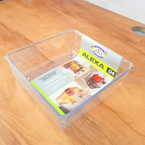 AM5147 Jaipet Alexa-04 Multipurpose Drawer Organiser (transparent) - Set of 1 - Image 4