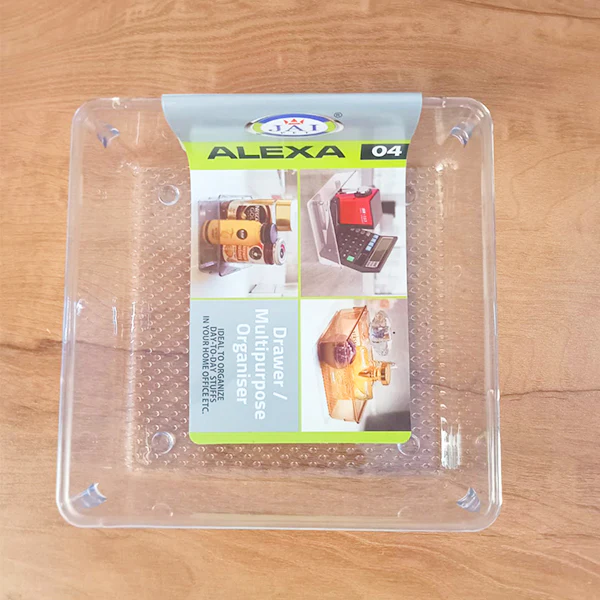 AM5147 Jaipet Alexa-04 Multipurpose Drawer Organiser (transparent) - Set of 1 - Image 5