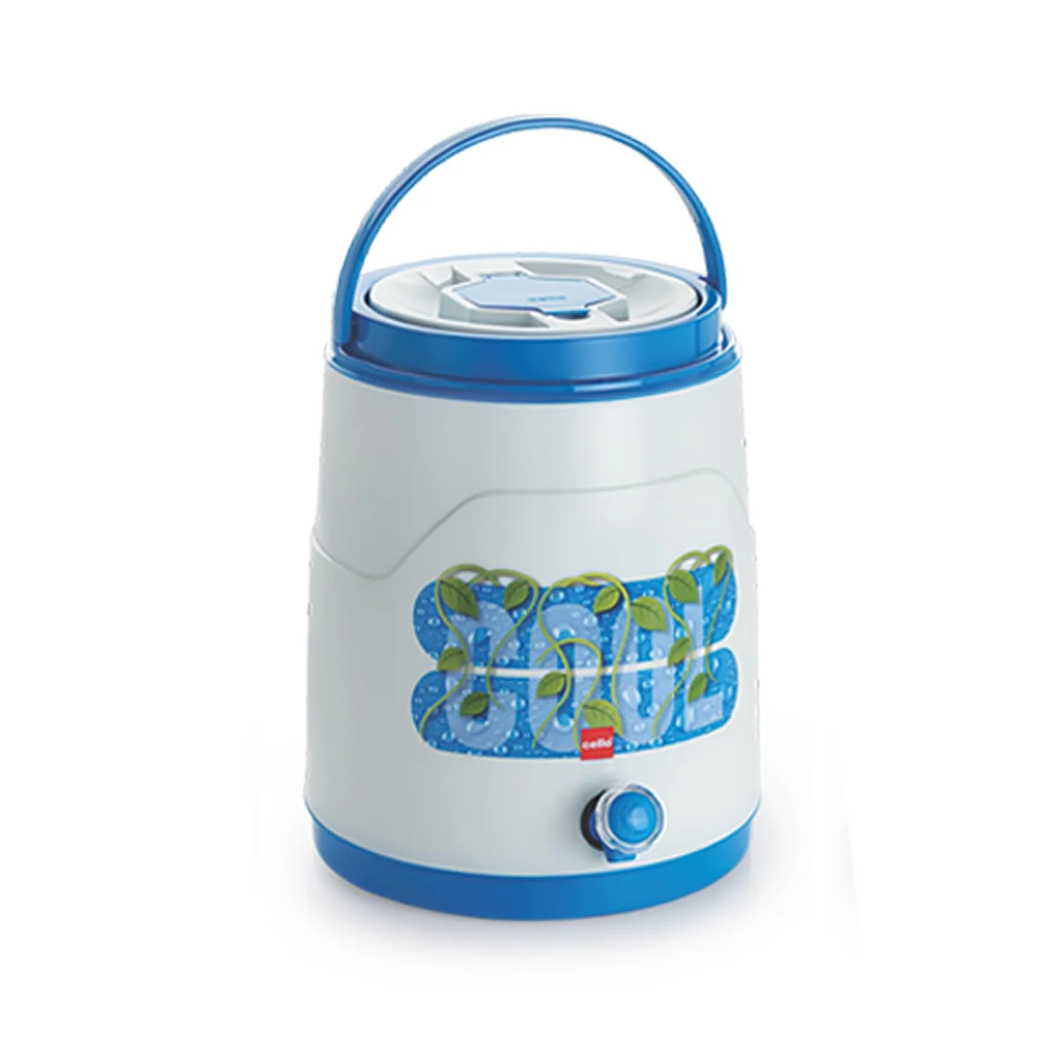 AM5160 Cello Fountain Plastic PU Insulated Water Jug 10 litres, Blue | Leak Resistant | Wide Mouth for Cleaning | BPA Free | Easy to Carry | Ideal for Travel, Picnic, Homes, Offices, Shops & Clinics - Image 3