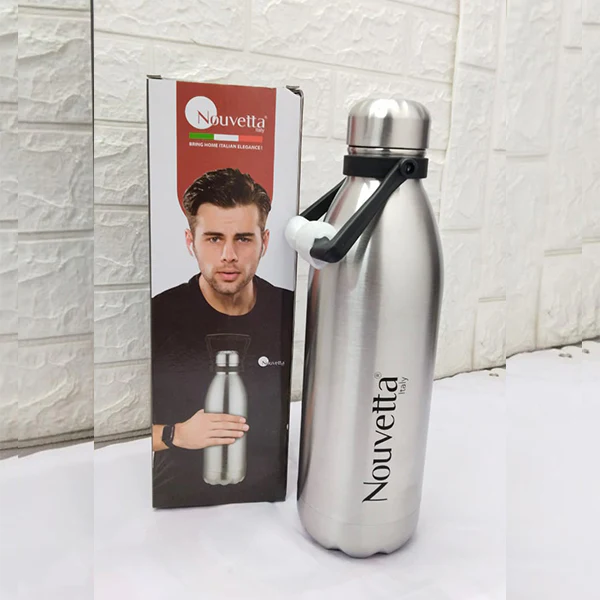AM5162 Nouvetta Tango Double Wall Stainless Steel Flask, 1500 ml, Silver - Image 4