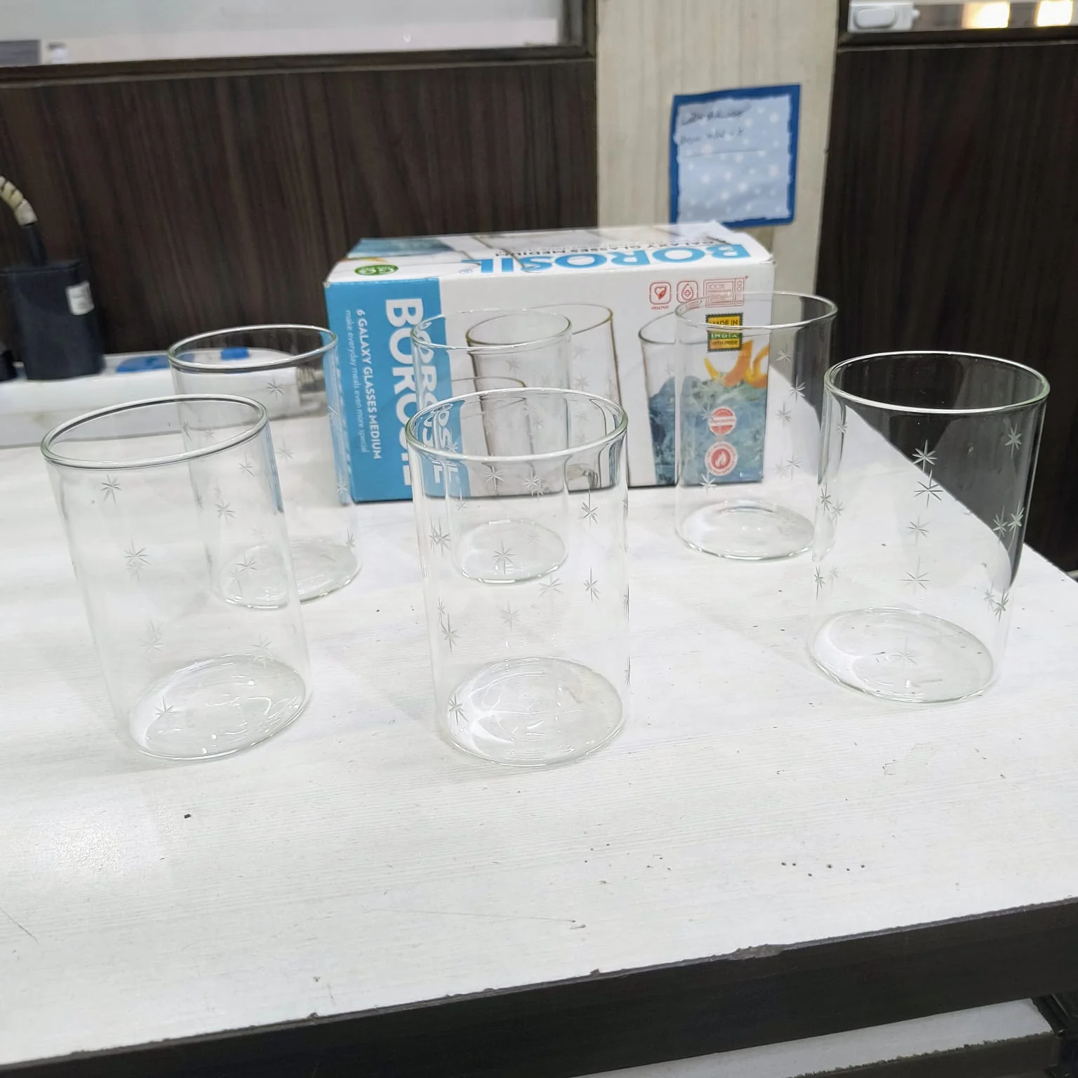 AM5169 Borosil 6 Galaxy Glasses Medium  6 pcs Set 295ml - Image 15