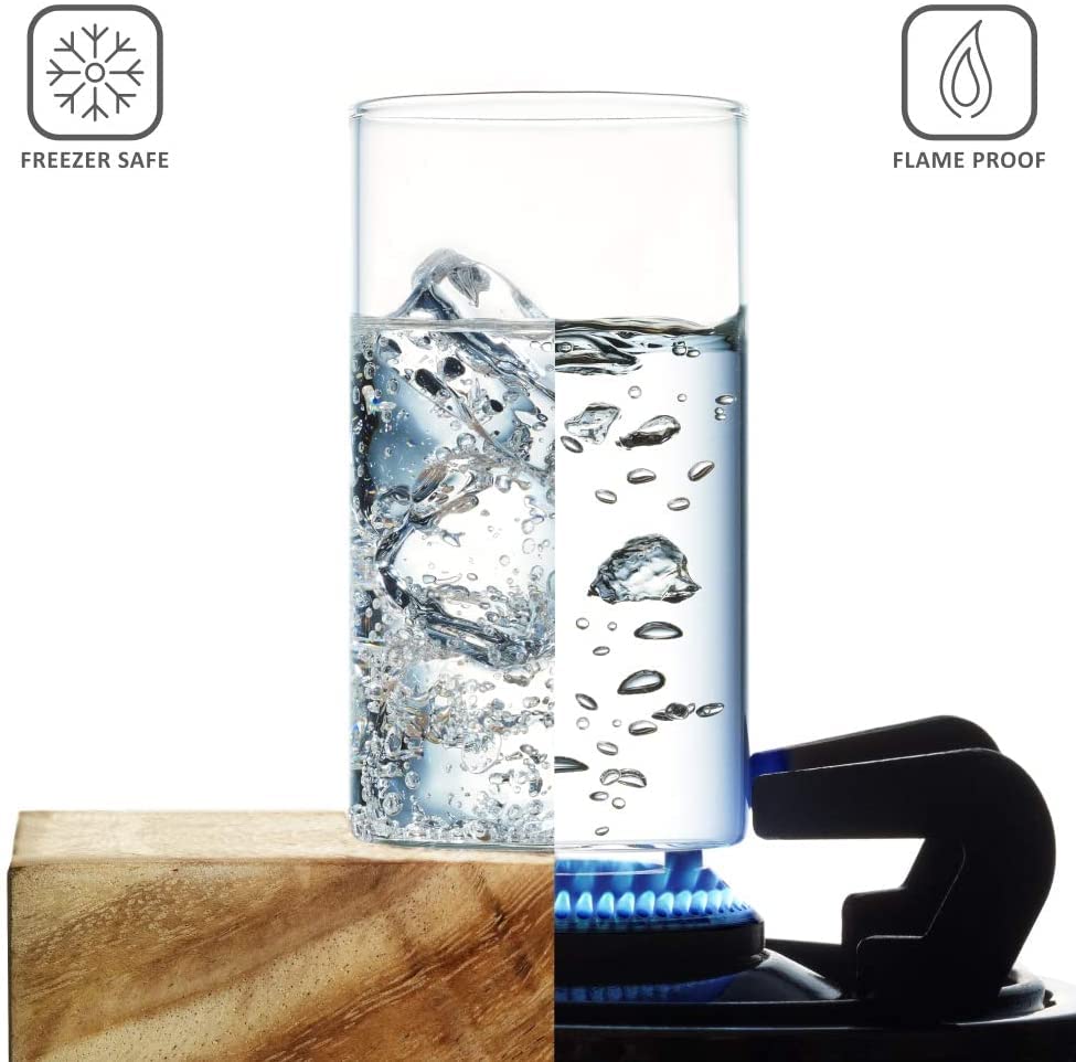 AM5167 Borosil Vision Medium Glass Set (Transparent, 295ml) Set of 6 - Image 7