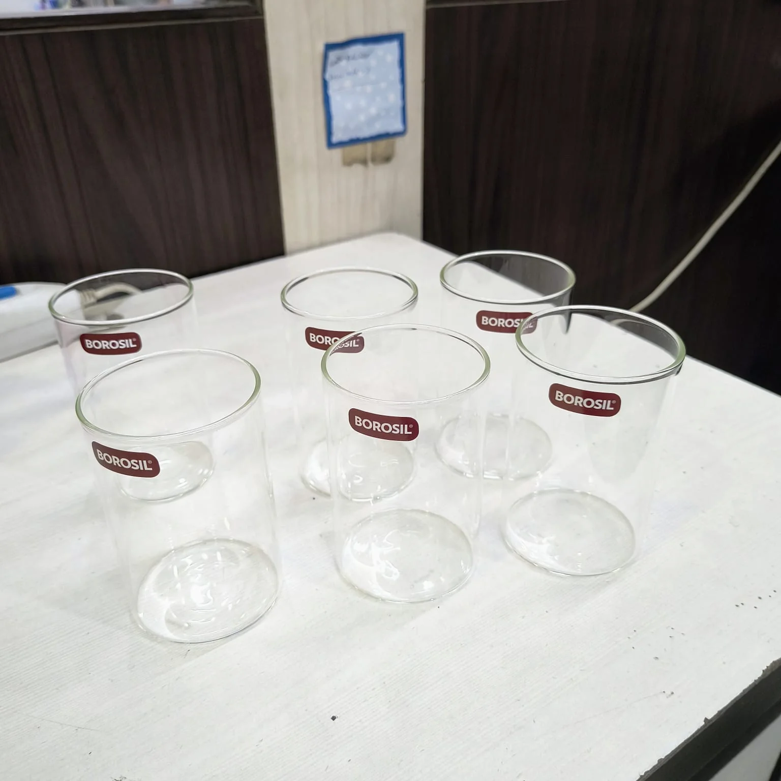 AM5167 Borosil Vision Medium Glass Set (Transparent, 295ml) Set of 6 - Image 9