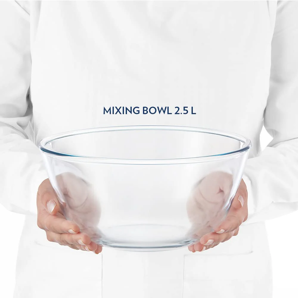 AM5173 Borosil Serving & Mixing Bowl 2.5 Ltr - Image 3