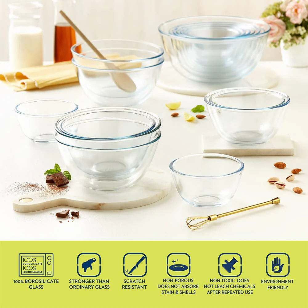 AM5173 Borosil Serving & Mixing Bowl 2.5 Ltr - Image 8
