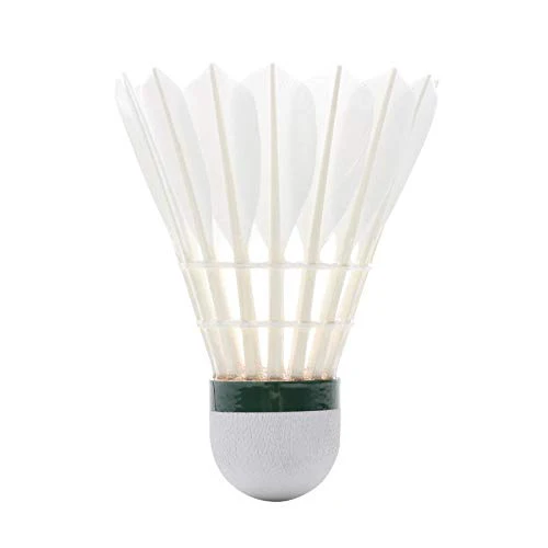 AM5178 Dusk Badminton Shuttlecock Feather, Pack of 10 (White) - Image 2
