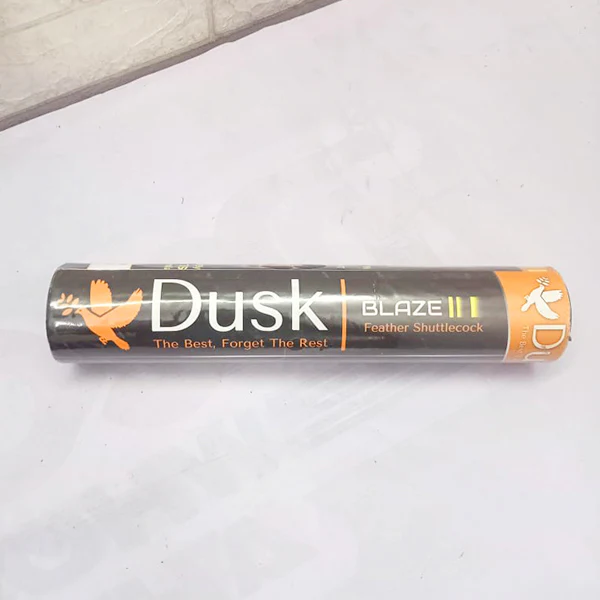 AM5178 Dusk Badminton Shuttlecock Feather, Pack of 10 (White) - Image 3