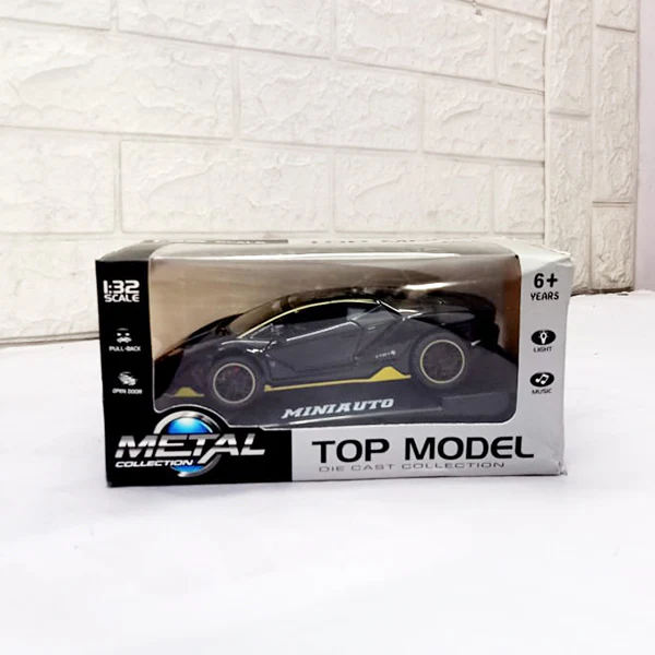 AM5179 1:32 Diecast Lamborgini Centenario Alloy Metal Pull Back Die-Cast Car Scale Model Pullback with Sound Light Mini Auto Toy car for Kids Best Gifts Toys for Kids Boys (Multicolor) - Image 8
