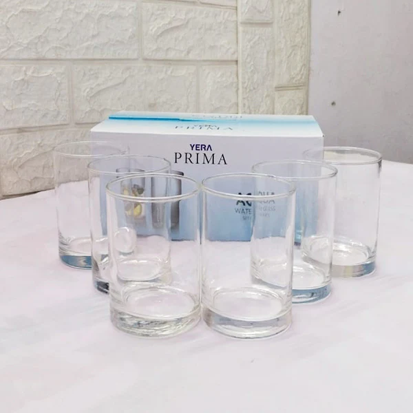 AM5207 YERA Prima AQUA Water Glass- Set of 6 Pcs - Each 245ml - Image 5