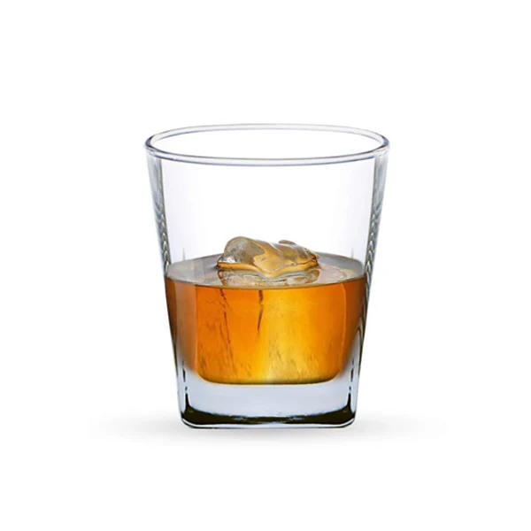 AM5209 YERA Prima OAK Whisky Square Glass Set Of  6 Pcs - Each 295ml - Image 2