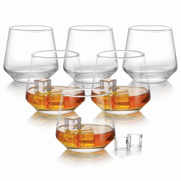 AM5210 YERA Prima OAK Whisky Glass Set of 6 Pcs - Each 300ml - Image 2