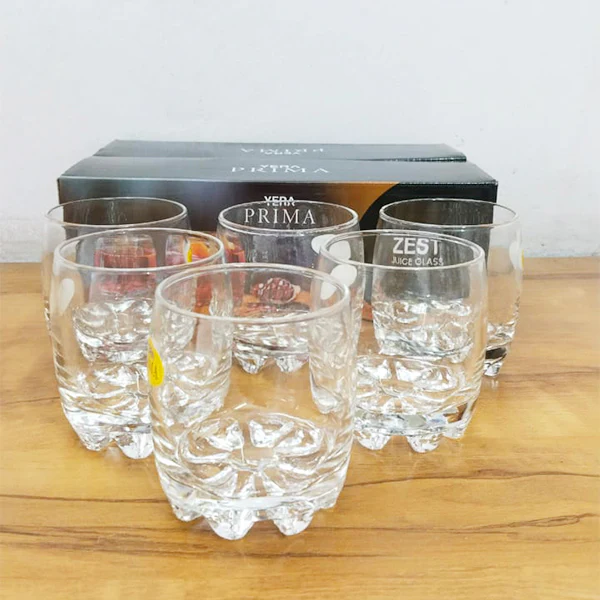 AM5211 YERA Prima ZEST Juice Glass Set of 6 Pcs - Each 215Ml - Image 4