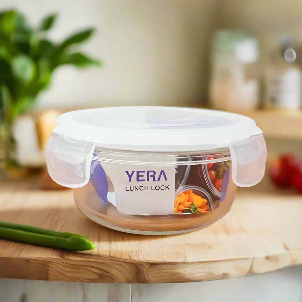 AM5213 Yera Glass Lunch Box Airtight Food Storage - 1 Pcs