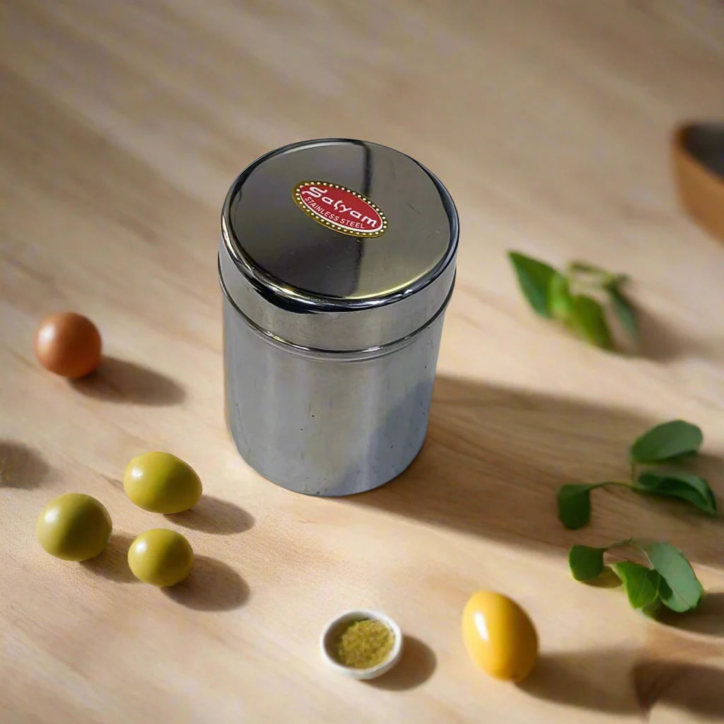 AM5325 Satyam Noori Dabbi Stainless Steel Containers For Storage Medium - Image 3
